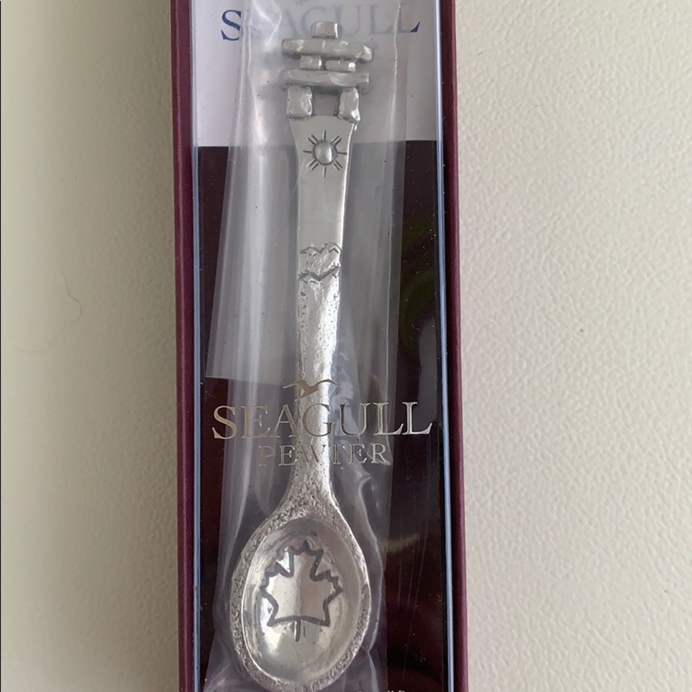 Seagull Brand Inukshuk Pewter Spoon